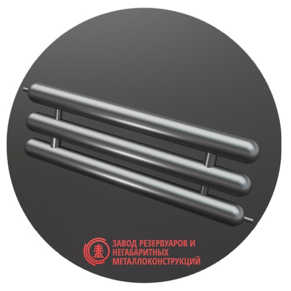 Регистры отопления трехрядные РСЭ-3x48x2.0-5000 мм